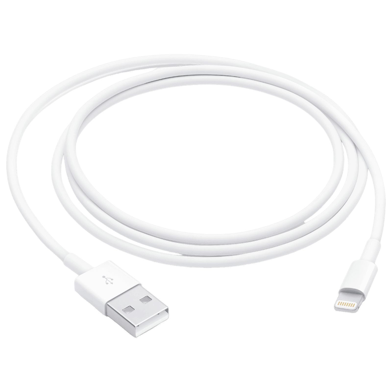 Apple Type A to Lightning 3.2 Feet (1M) Cable (Reversible Design, White)_1
