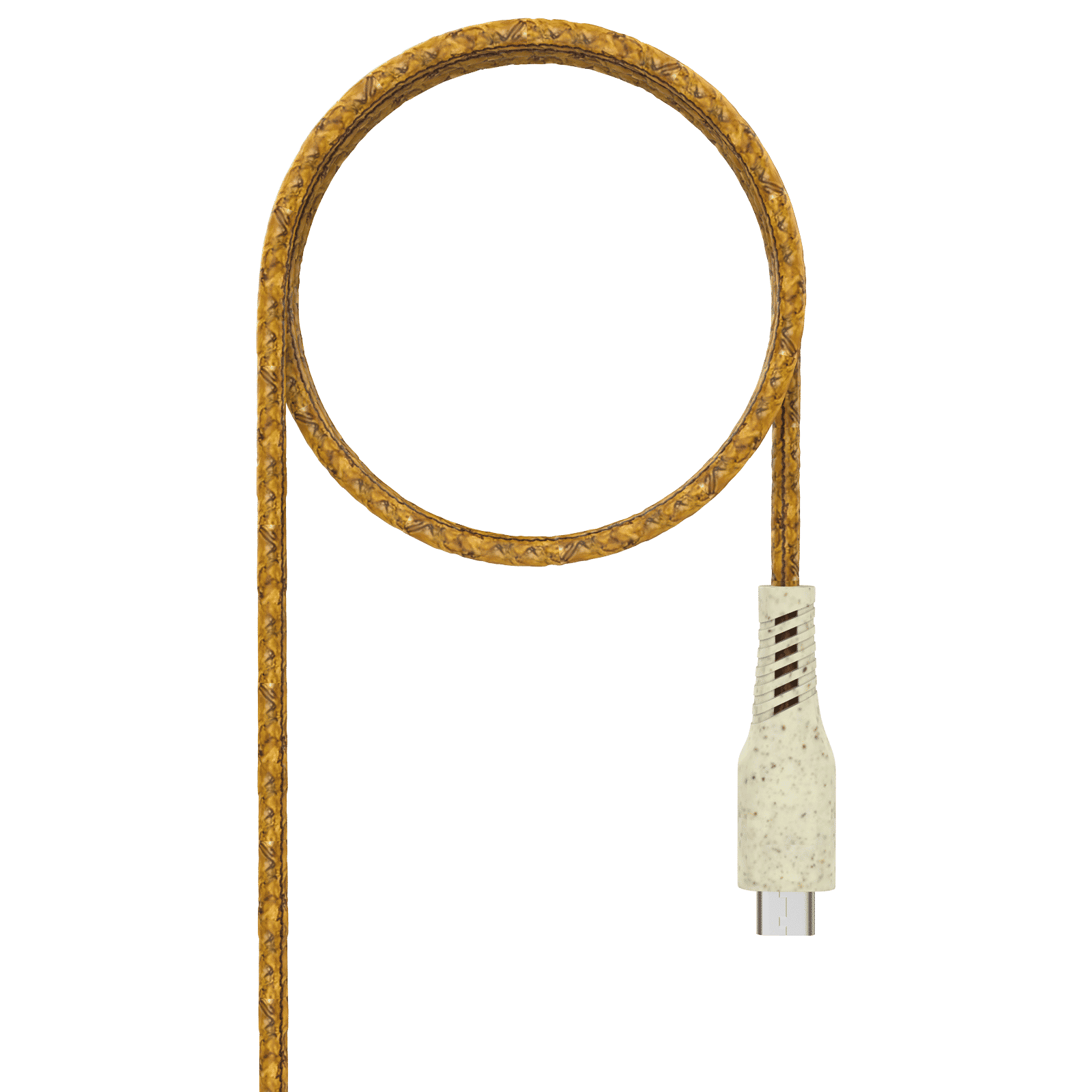Croma Eco Type A to Type C 3.9 Feet (1.2M) Cable (Bio-degradable Material, Brown)_4