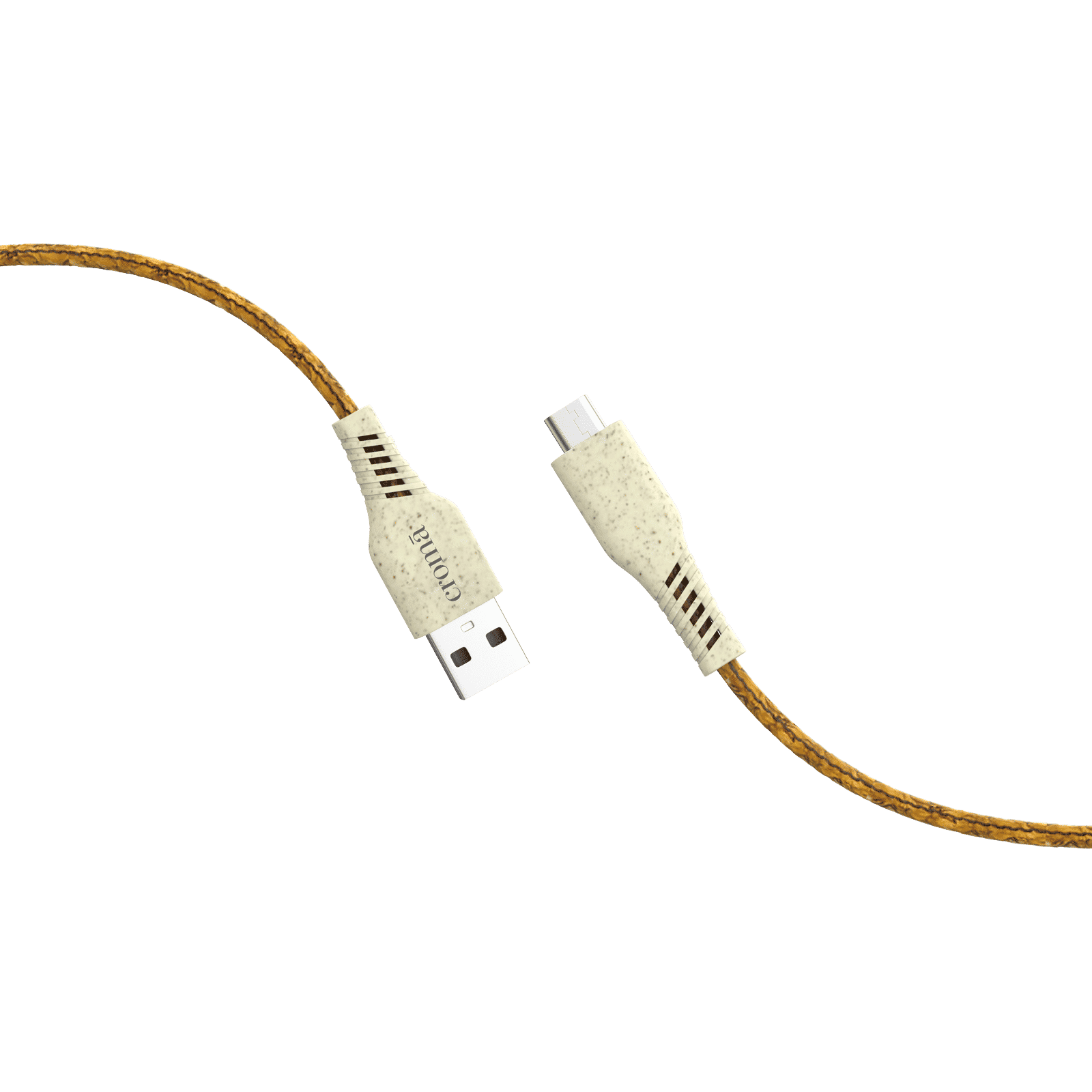 Croma Eco Type A to Type C 3.9 Feet (1.2M) Cable (Bio-degradable Material, Brown)_5