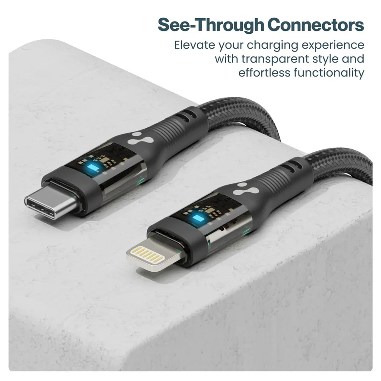 Ambrane ABTL-12T Type C to Lightning 3.9 Feet (1.2M) Cable (LED Indicator, Black)_7