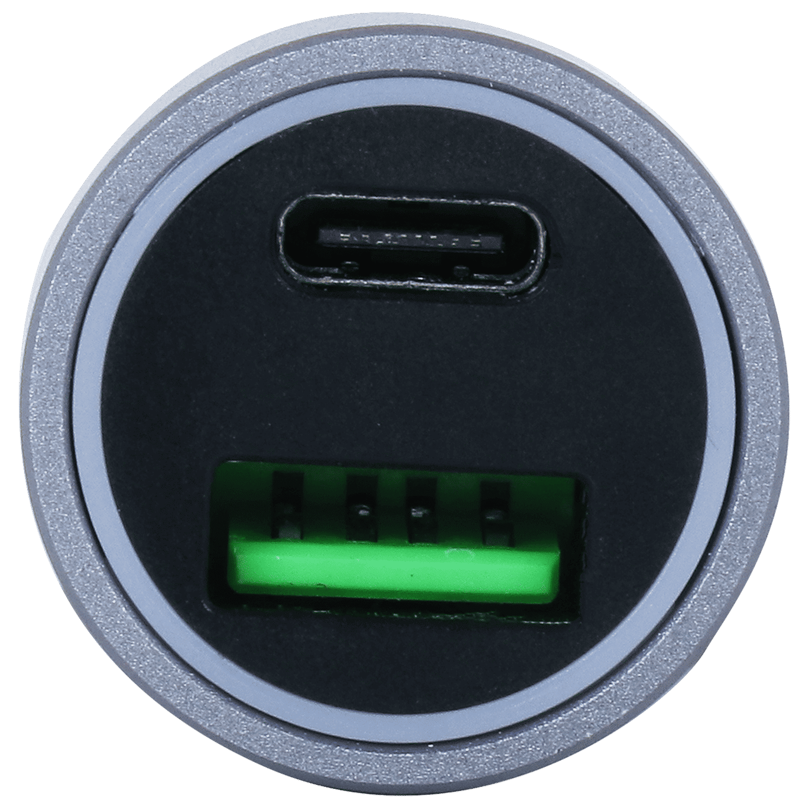 Croma 38 Watts Type A and Type C 2-Port Car Charger (Quick Charge 3.0, Grey)_3