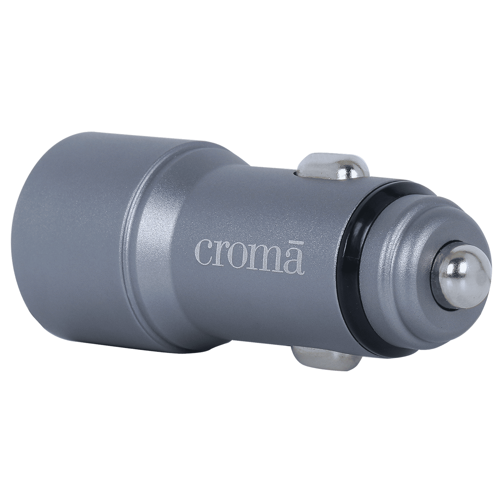 Croma 38 Watts Type A and Type C 2-Port Car Charger (Quick Charge 3.0, Grey)_5