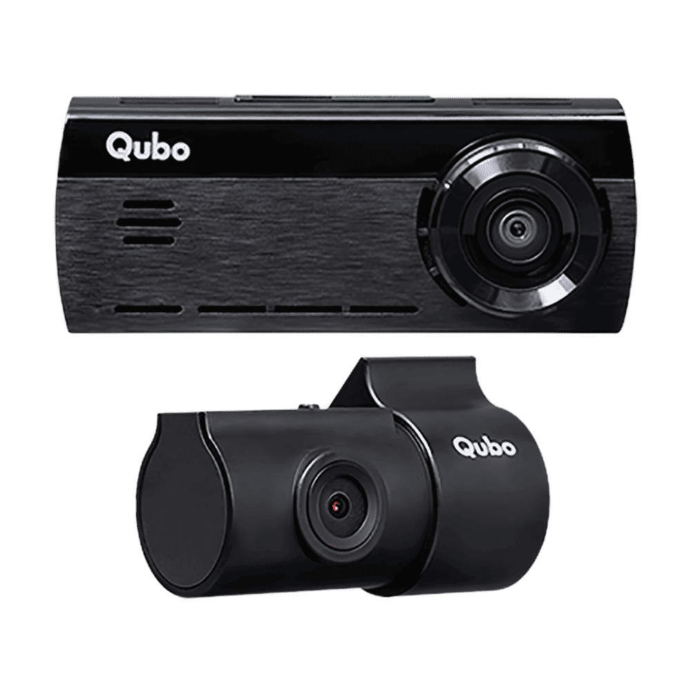 Qubo Dashcam Pro 4K UHD and 8MP Action Camera with Rear Camera (Black) Qubo Dashcam Pro 4K UHD and 8MP Action Camera with Rear Camera (Black)_1