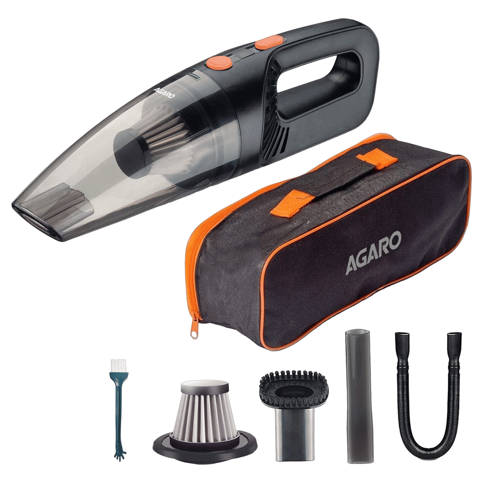 AGARO HVC1081 100W Cordless Car Vacuum Cleaner with Powerful Suction (2800 mAh Battery, Black)_1