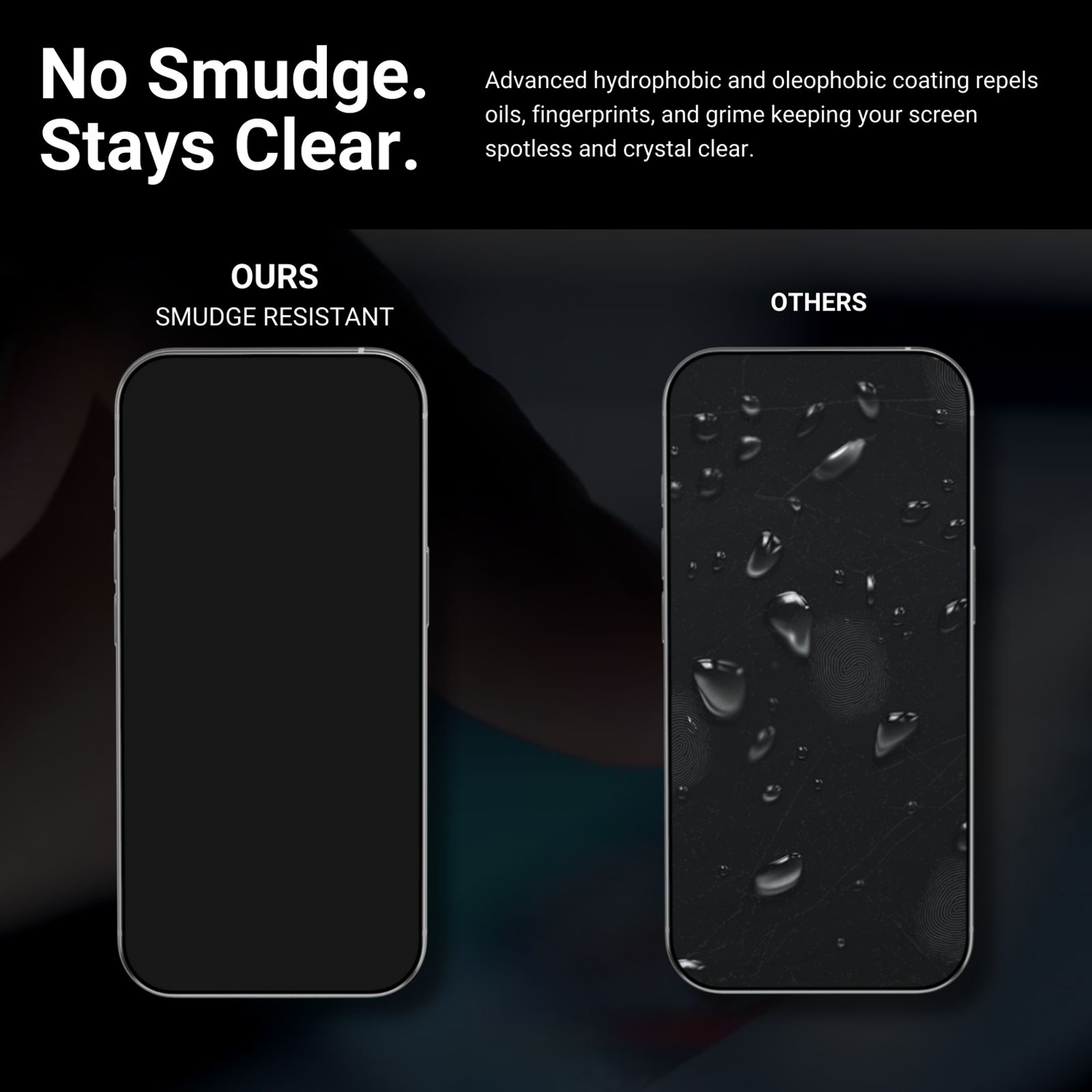 HYPHEN DURO Tempered Glass & TPU Back Cover Combo for Apple iPhone 16 (Shock Absorbent, Clear)_14