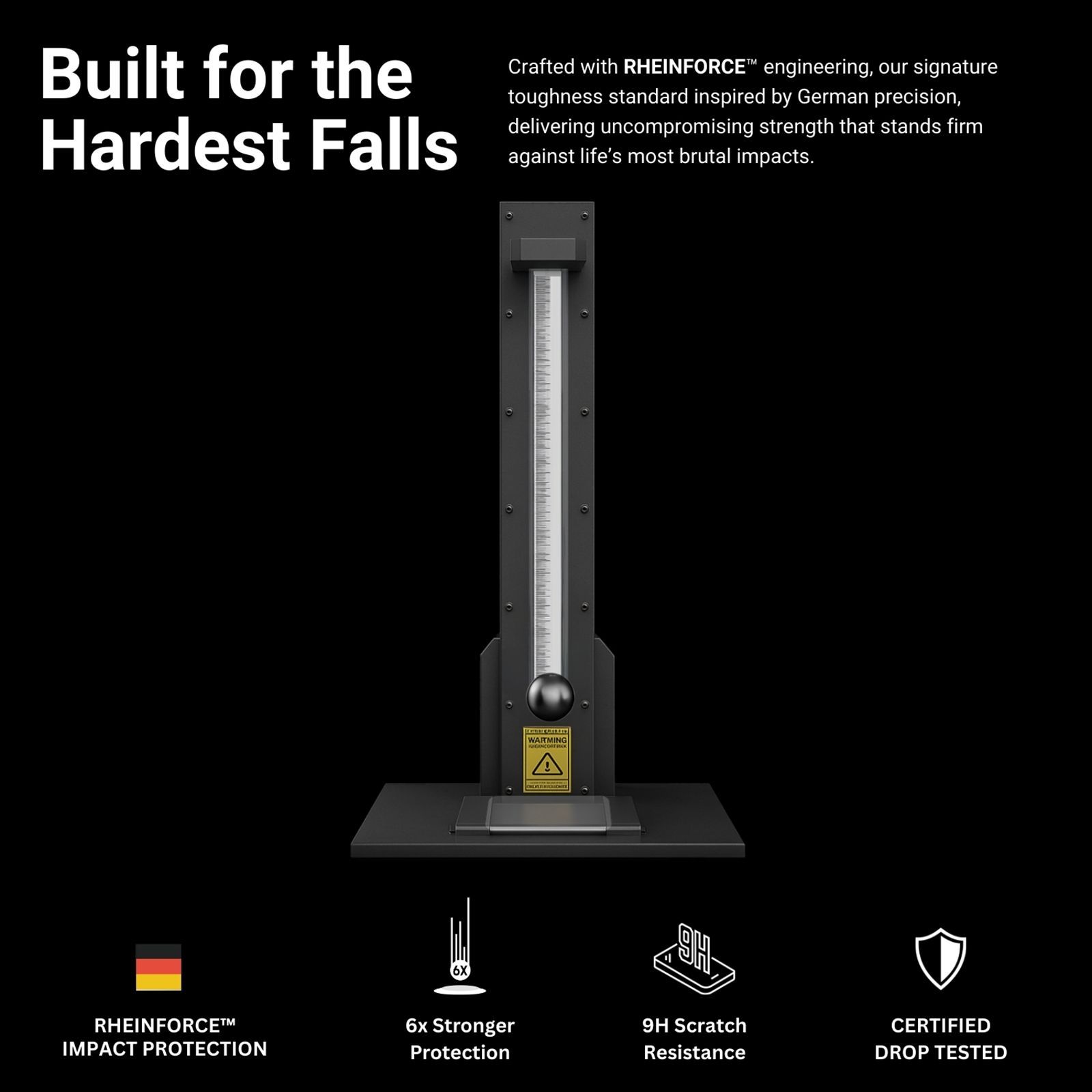 HYPHEN DURO Tempered Glass & TPU Back Cover Combo for Apple iPhone 16 (Shock Absorbent, Clear)_17