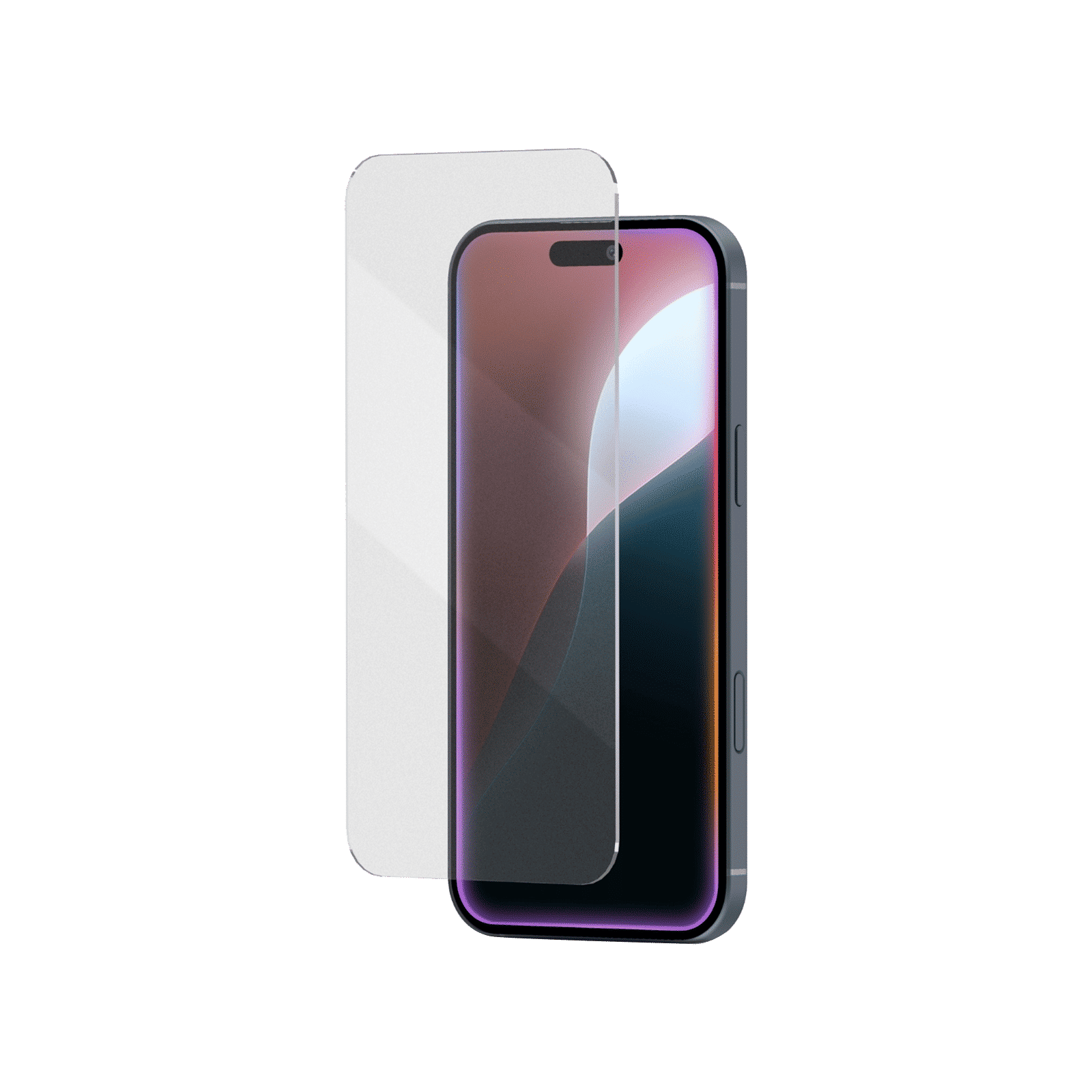 HYPHEN DURO Tempered Glass & TPU Back Cover Combo for Apple iPhone 16 (Shock Absorbent, Clear)_5