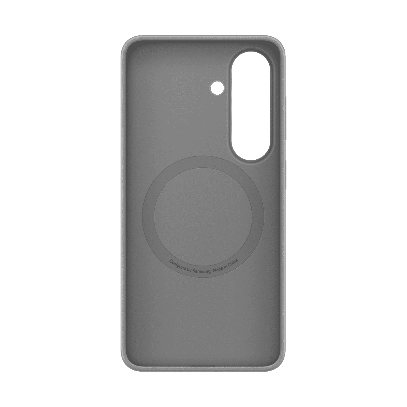 Samsung Soft Silicone Back Cover for Galaxy S26 (Built-in Magnets, Grey) Samsung Soft Silicone Back Cover for Galaxy S26 (Built-in Magnets, Grey)_3