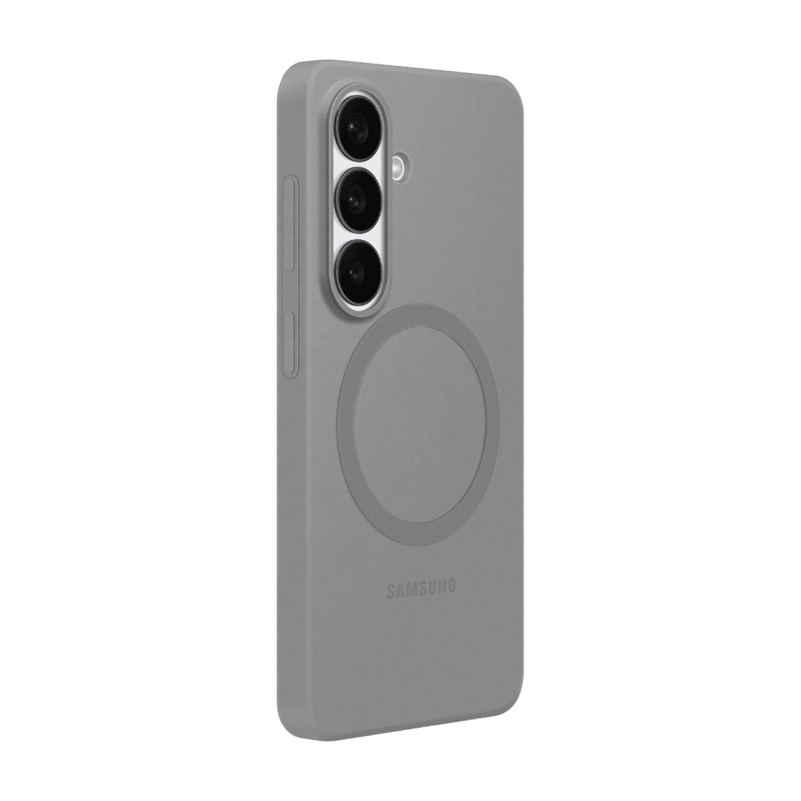Samsung Soft Silicone Back Cover for Galaxy S26 (Built-in Magnets, Grey) Samsung Soft Silicone Back Cover for Galaxy S26 (Built-in Magnets, Grey)_4