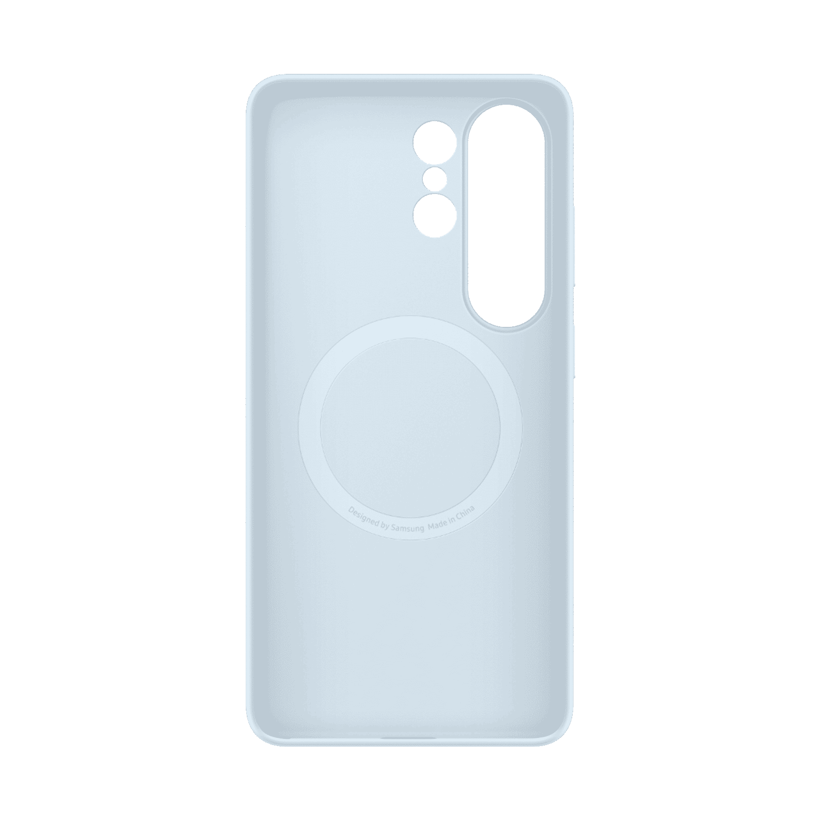 Samsung Soft Silicone Back Cover for Galaxy S26 Ultra (Built-in Magnets, Light Blue)_3