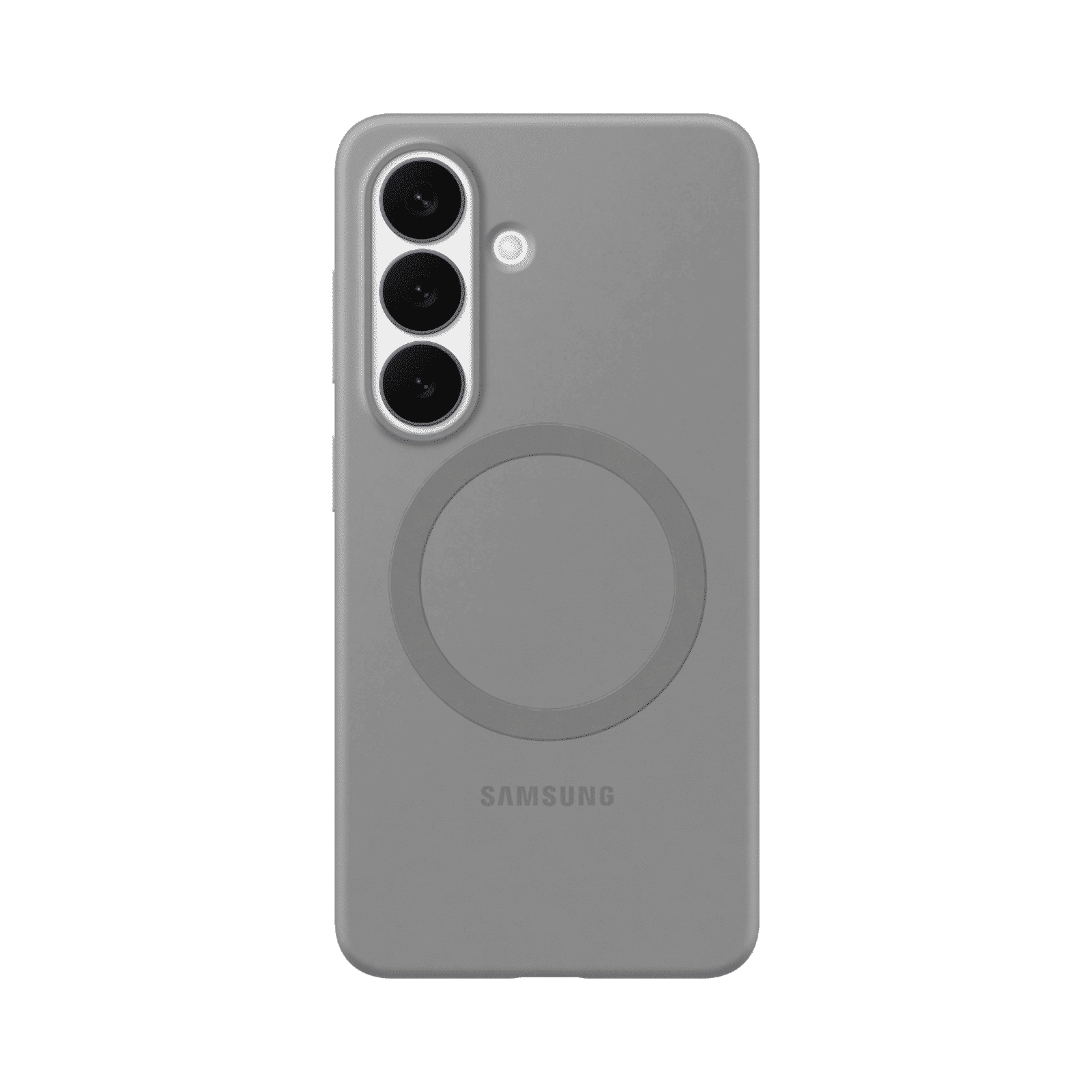Samsung Silicone Back Cover for Galaxy S26 Ultra (Built-in Magnets, Grey)_1