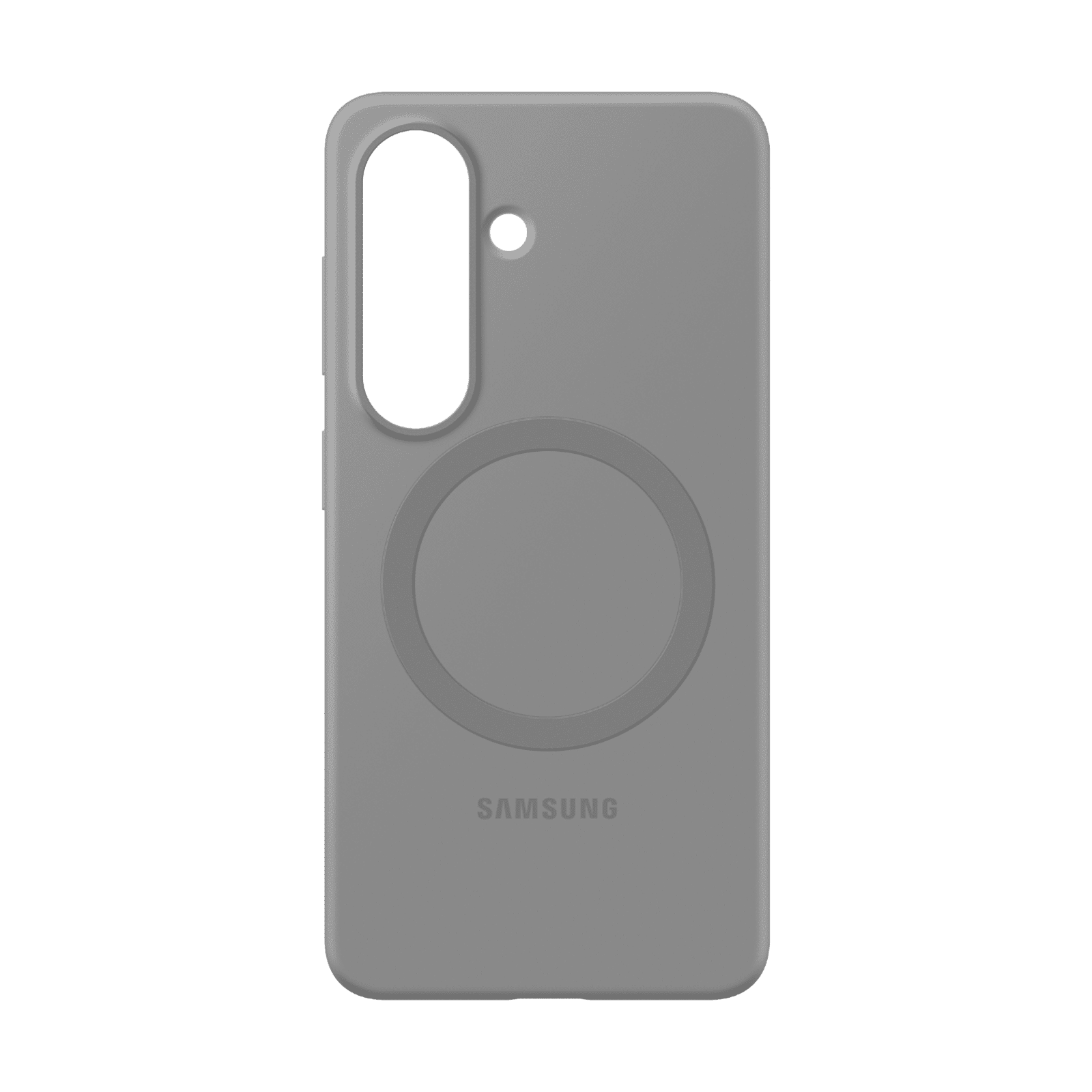 Samsung Silicone Back Cover for Galaxy S26 Ultra (Built-in Magnets, Grey)_2