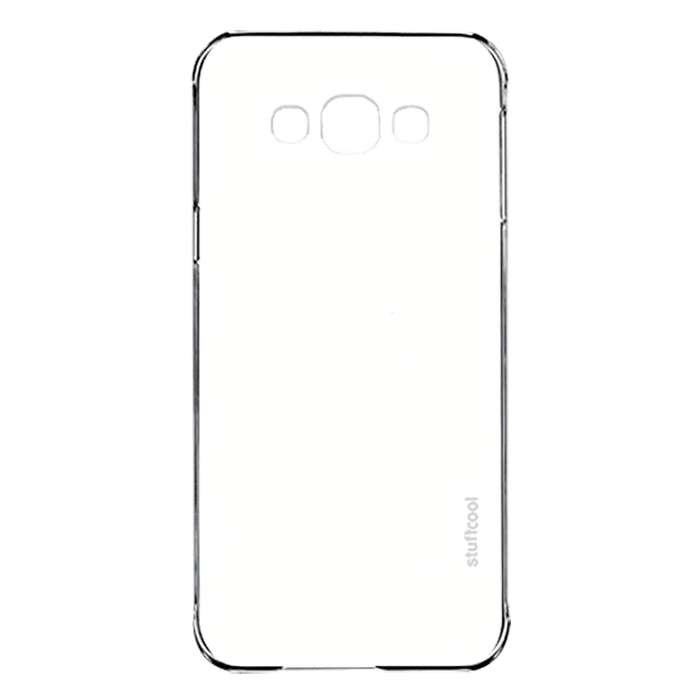 stuffcool Clair Hard Plastic Back Cover for Samsung Galaxy A8 (Camera Protection, Clear)_1