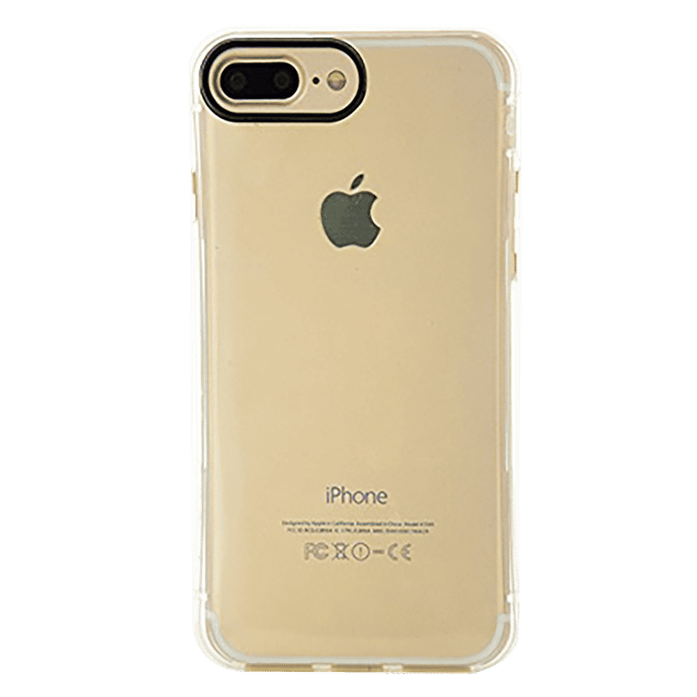 stuffcool Arc Silicone Back Cover for Apple iPhone 7 Plus (Anti Slip Feature, Transparent)_1