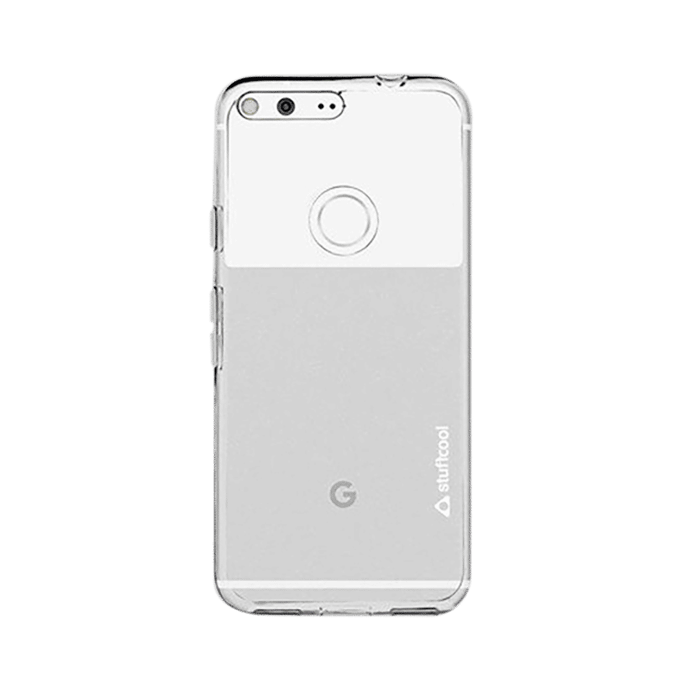Stuffcool Pure Soft TPU & Rubber Back Cover for Google Pixel (Enhanced Grip, Clear)_3