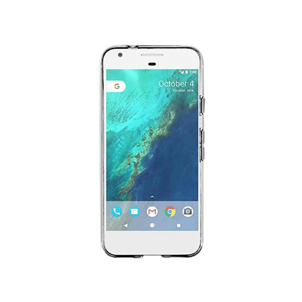 Stuffcool Pure Soft TPU & Rubber Back Cover for Google Pixel (Enhanced Grip, Clear)_6