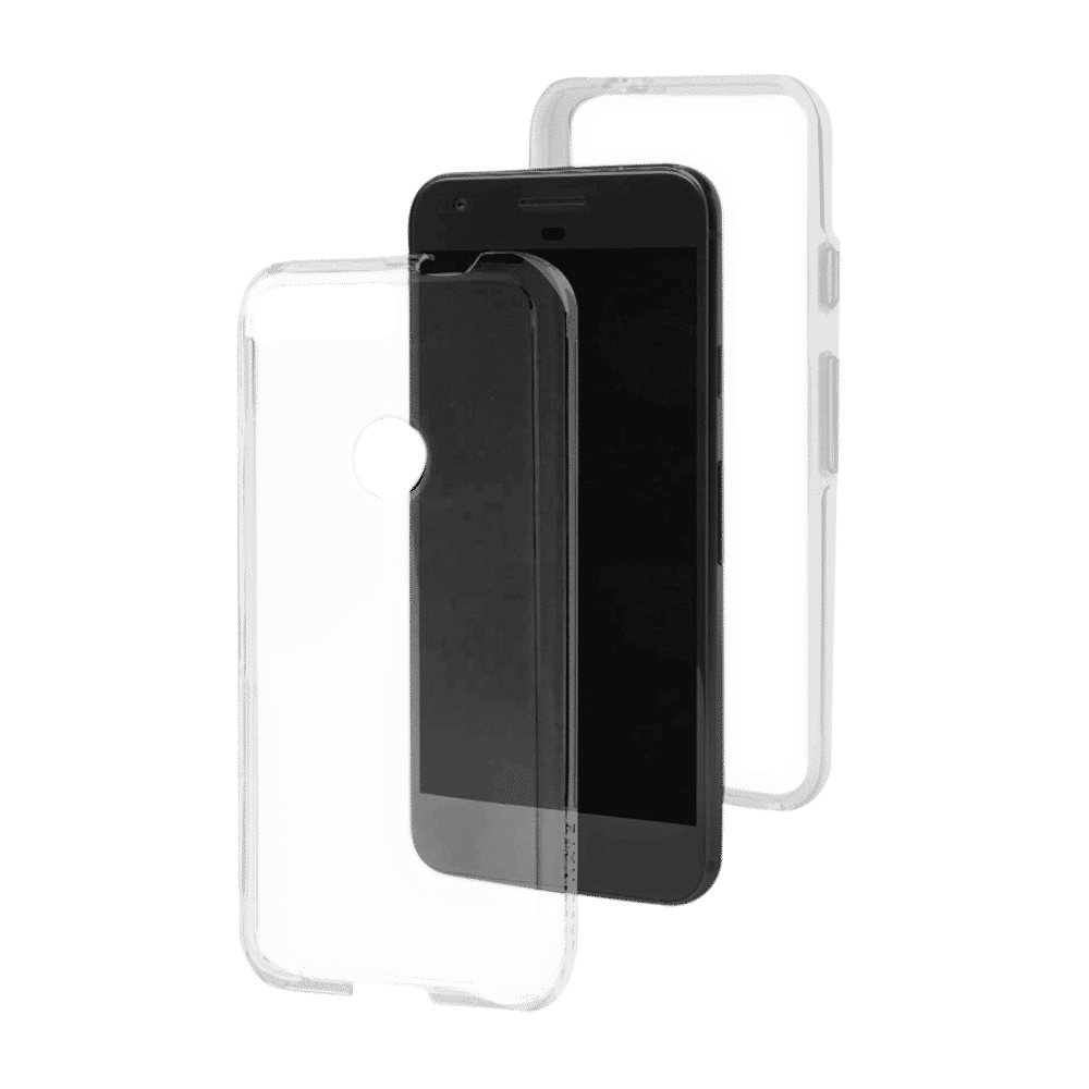 Case-Mate Naked Tough Hard Polycarbonate Back Cover for Google Pixel (Anti-Scratch Technology, Clear)_4
