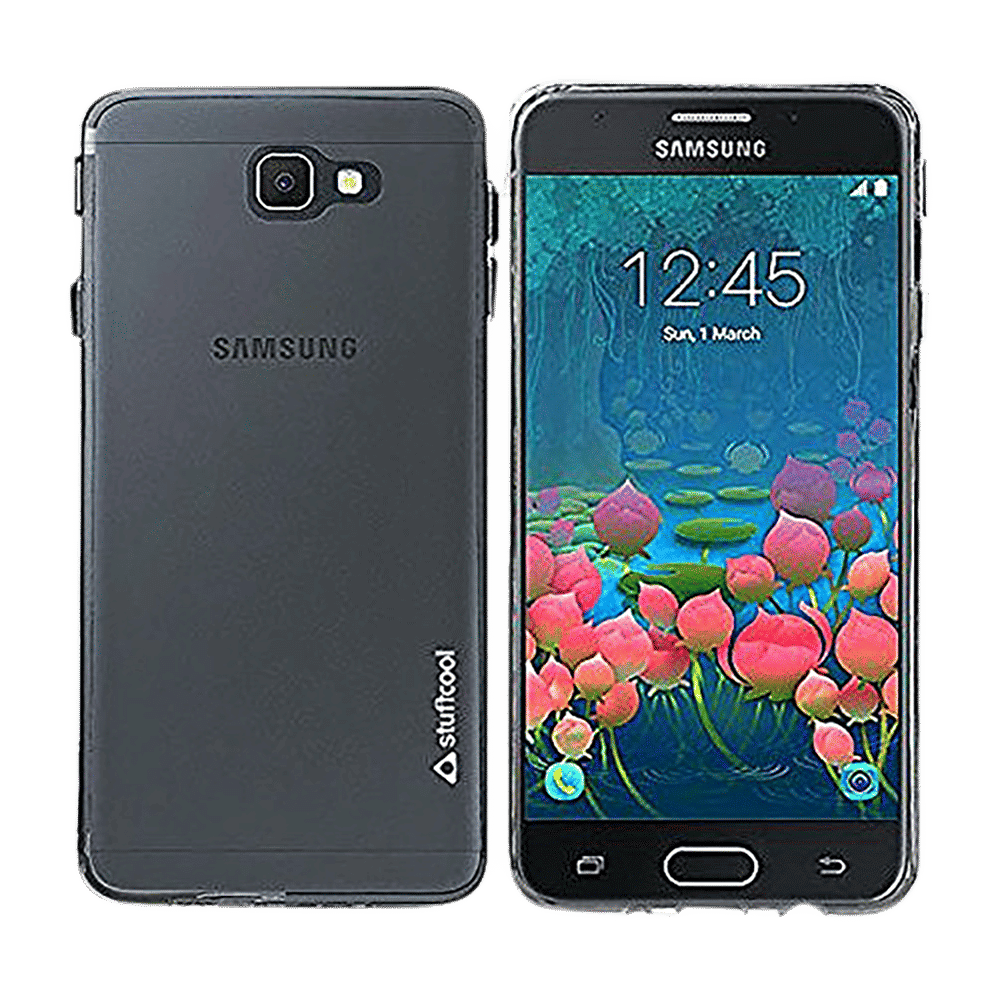 Stuffcool Soft Rubber & Silicon Back Cover for SAMSUNG Galaxy On5 2016 and J5 Prime (Complete Access to All Ports, Clear)_1