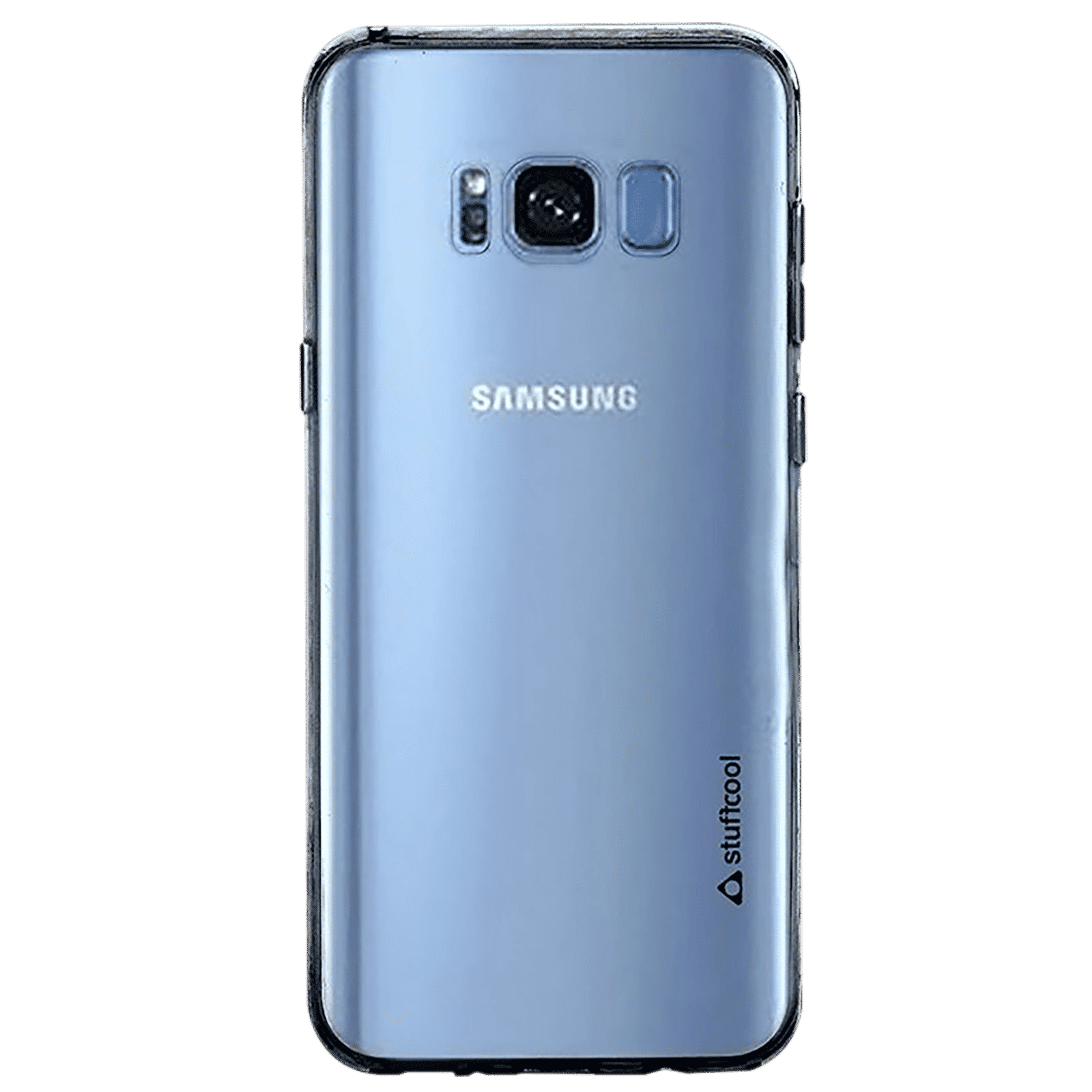 stuffcool PRSGS8PLUS TPU Back Cover for Samsung Galaxy S8 Plus (Camera Protection, Transparent)_1