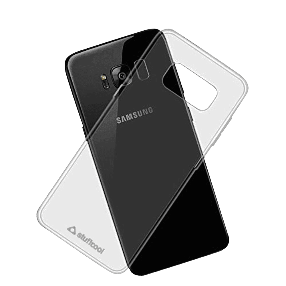 stuffcool PRSGS8PLUS TPU Back Cover for Samsung Galaxy S8 Plus (Camera Protection, Transparent)_4
