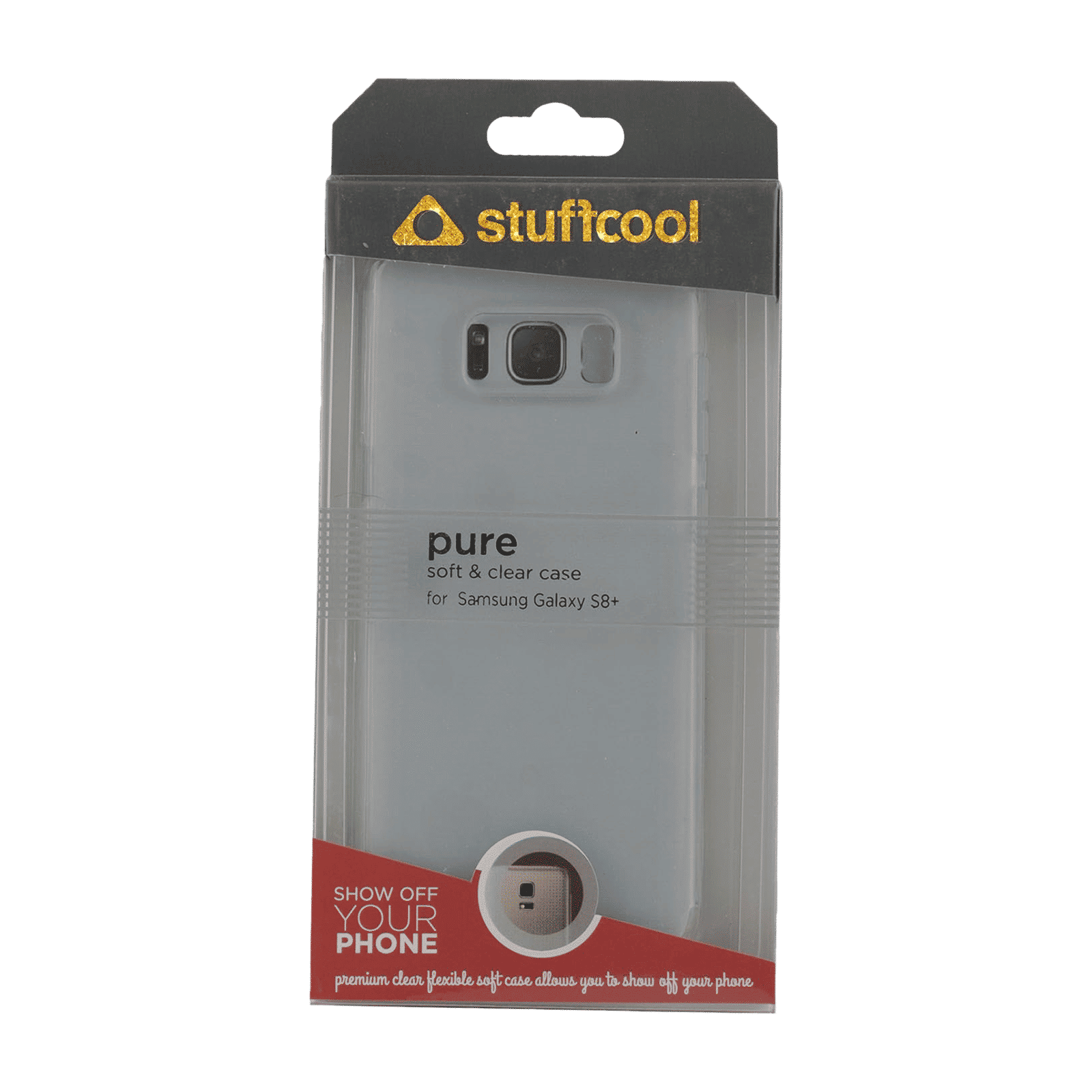 stuffcool PRSGS8PLUS TPU Back Cover for Samsung Galaxy S8 Plus (Camera Protection, Transparent)_5