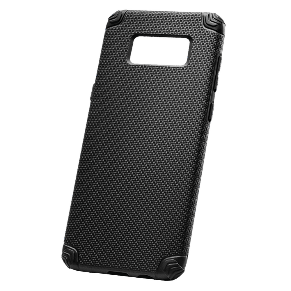 itek Rugged Slim Armour Polycarbonate Back Cover for Samsung Galaxy S8 Plus (Camera Protection, Black)_1