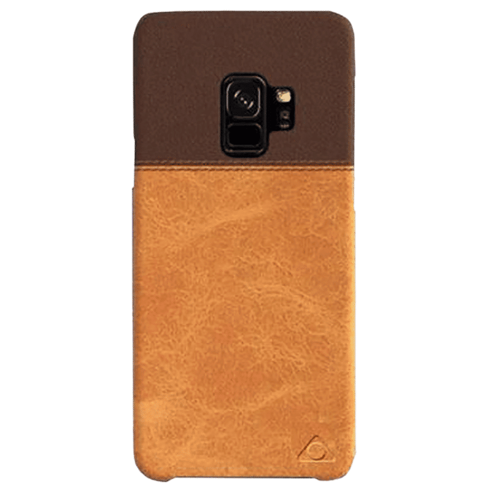 stuffcool Lush PU Leather Back Cover for Samsung Galaxy S9 (Easy Access To All Ports, Brown)_3