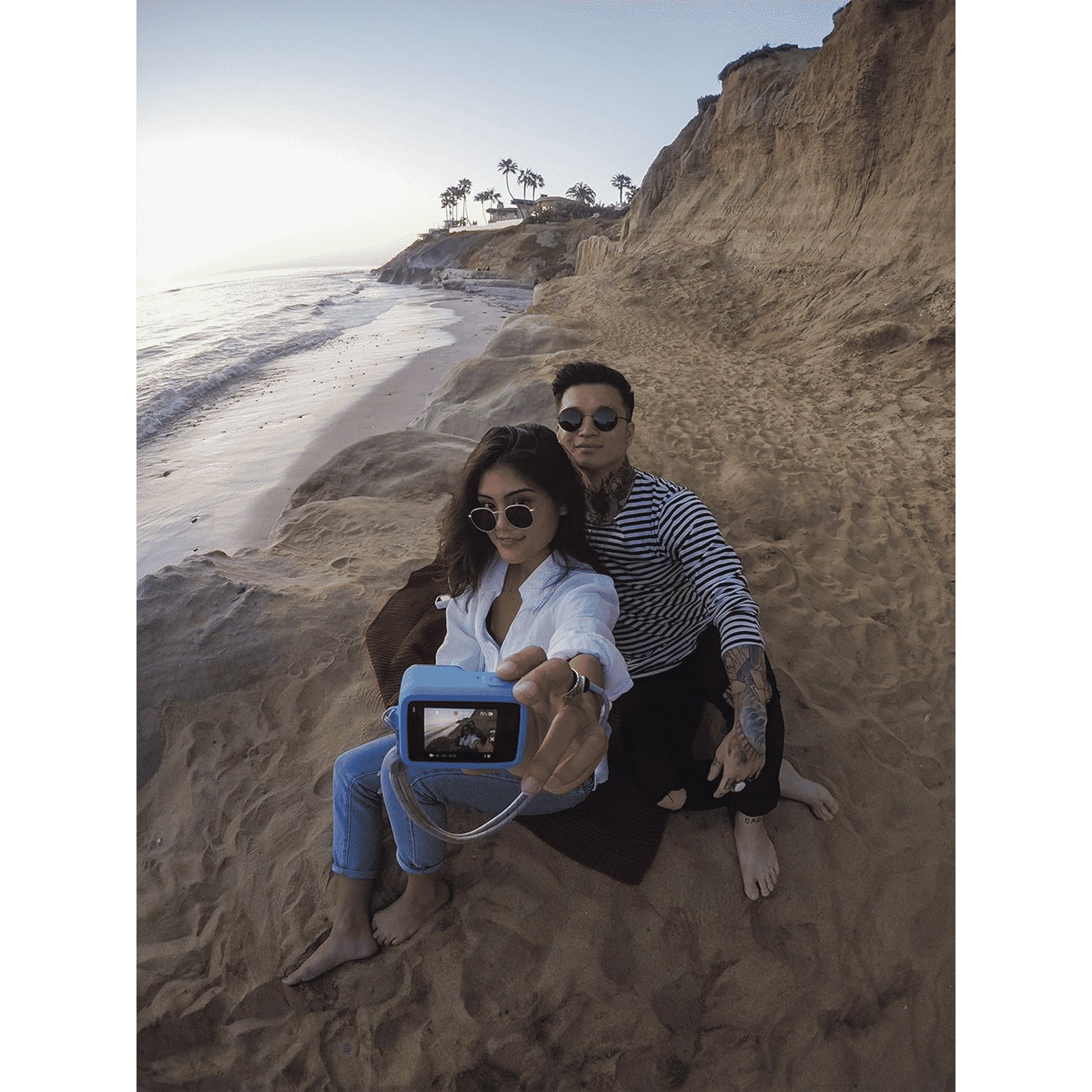 GoPro Sleeve for Point & Shoot Camera (Adjustable Lanyard, ACSST-003, Blue)_6