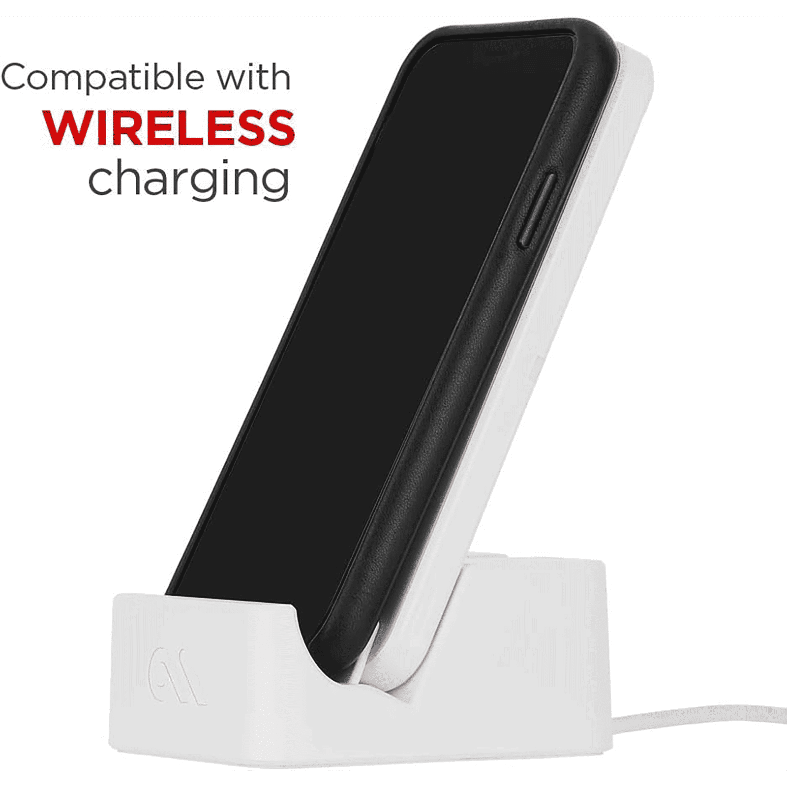 Case-Mate Barely There PU Leather Back Cover for Apple iPhone XS Max (Brushed Microfiber Interior, Black)_10