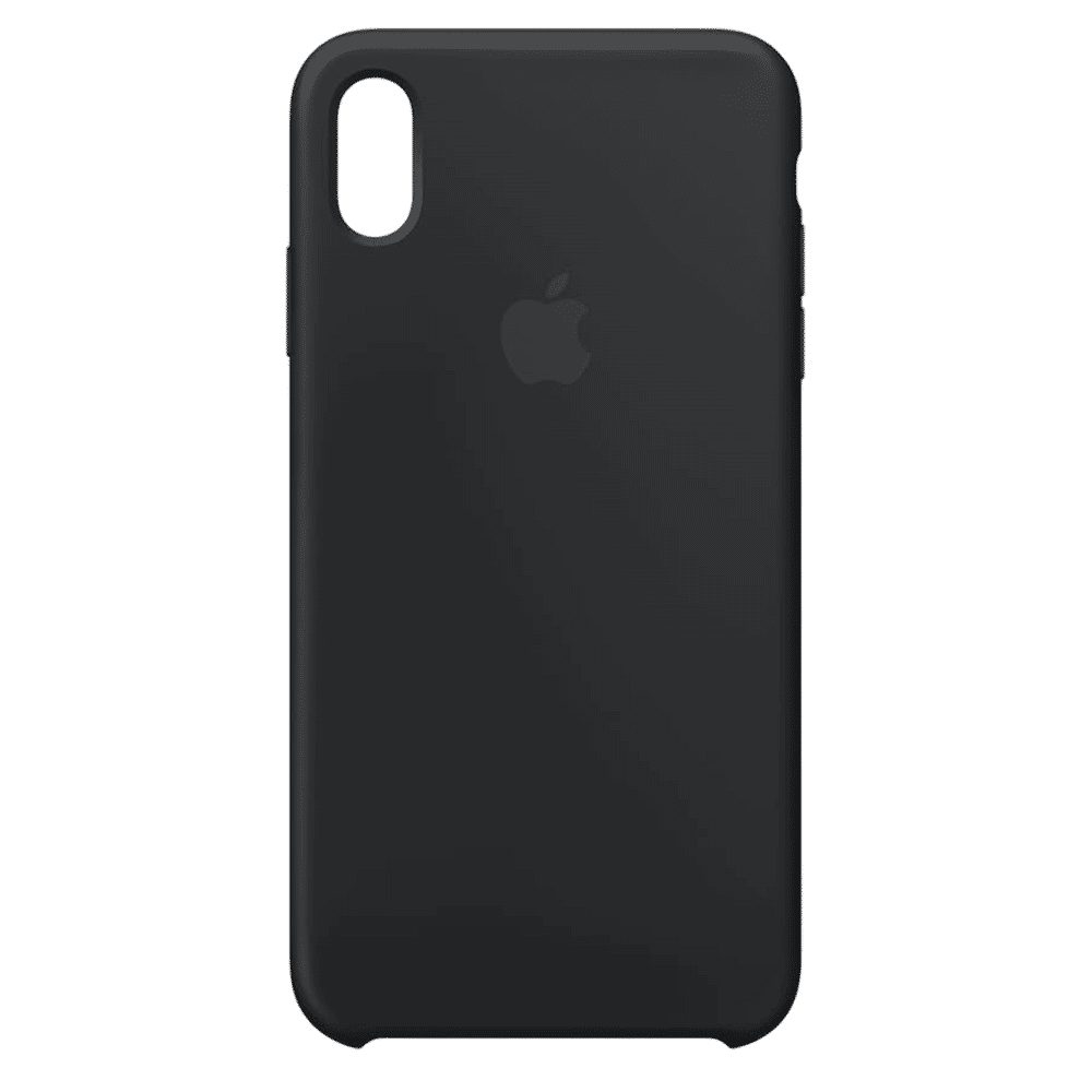 Apple MRWE2ZM/A Silicone Back Cover for iPhone XS Max (Microfiber Lining, Black)_4