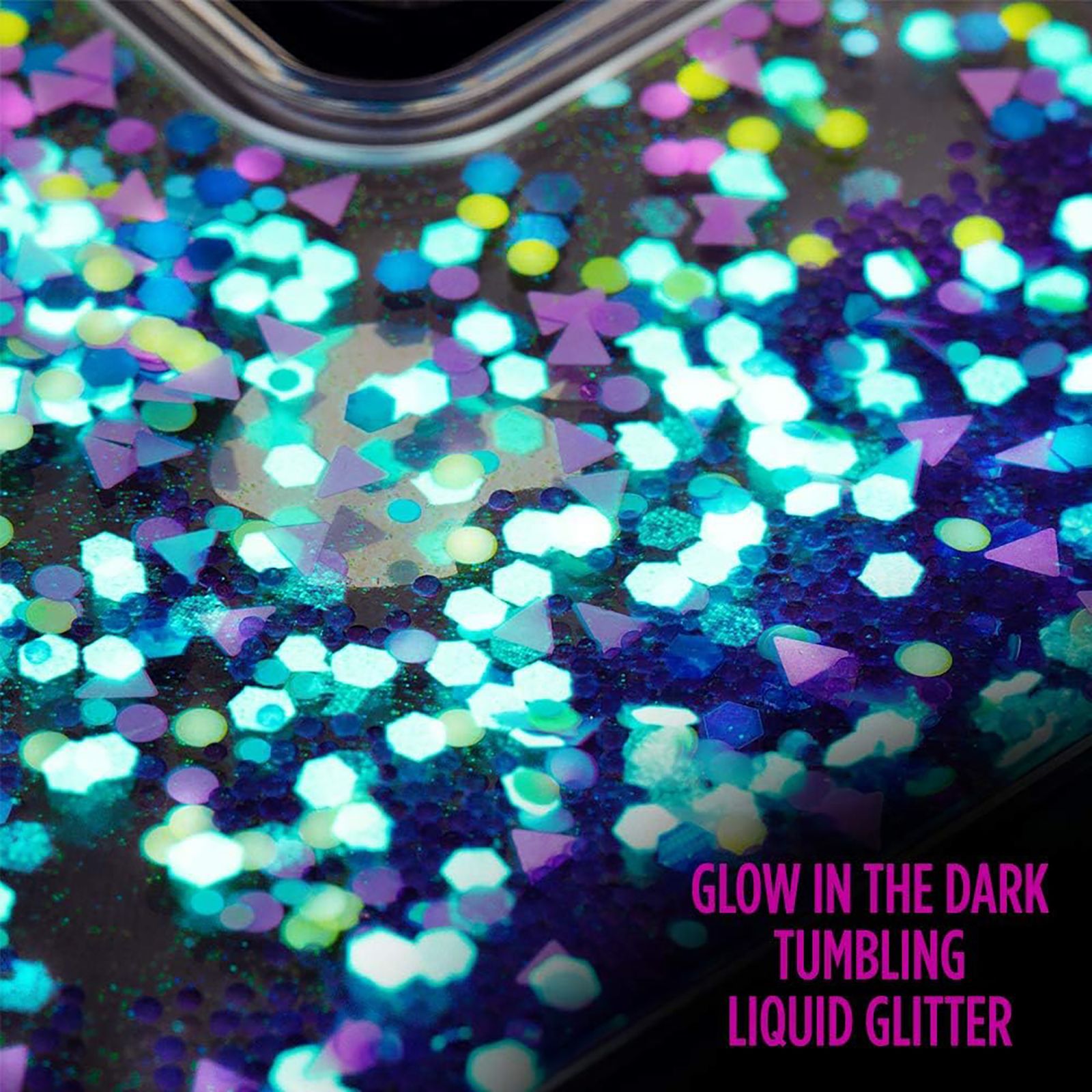 Case-Mate Waterfall Glitter Polycarbonate Back Cover for Samsung Galaxy S10 (Drop Protection, Purple Glow)_7