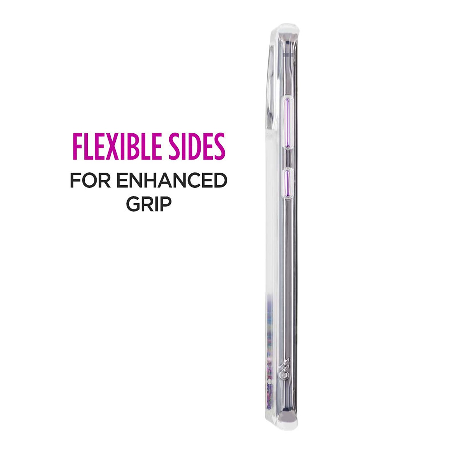 Case-Mate Waterfall Glitter Polycarbonate Back Cover for Samsung Galaxy S10 Plus (Drop Protection, Purple Glow)_10