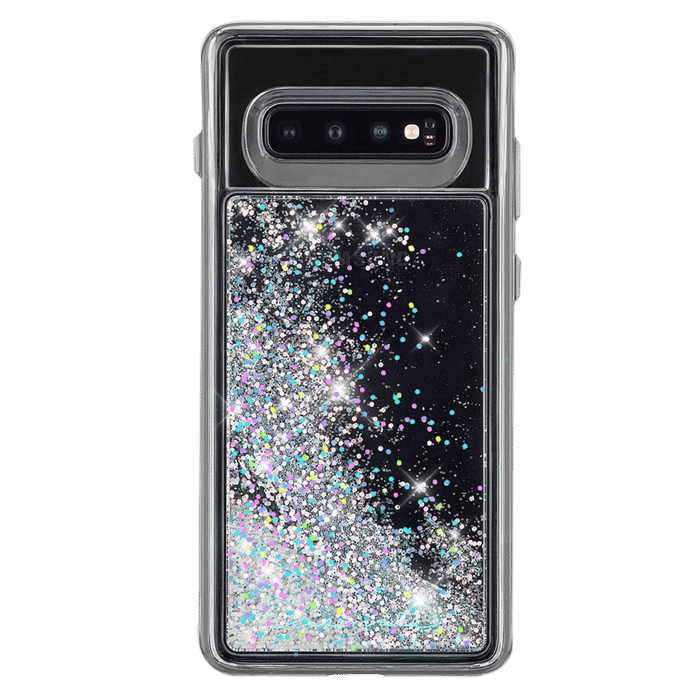Case-Mate Waterfall Glitter Polycarbonate Back Cover for Samsung Galaxy S10 Plus (Drop Protection, Iridescent Diamond)_1