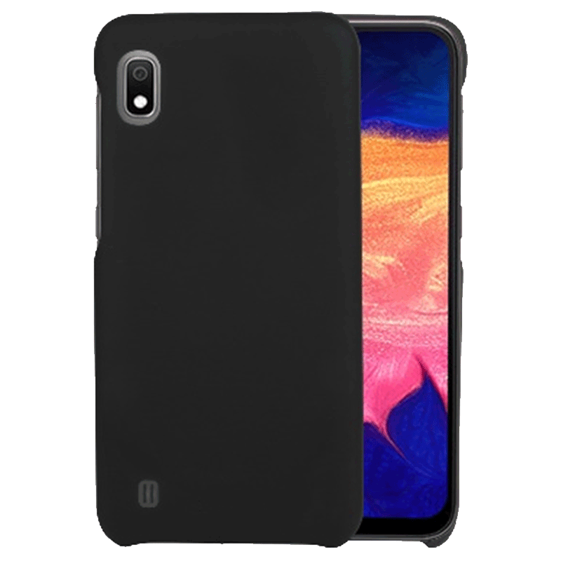 stuffcool Uni PU Leather Back Cover for Samsung Galaxy A10 (Camera Protection, Black)_1