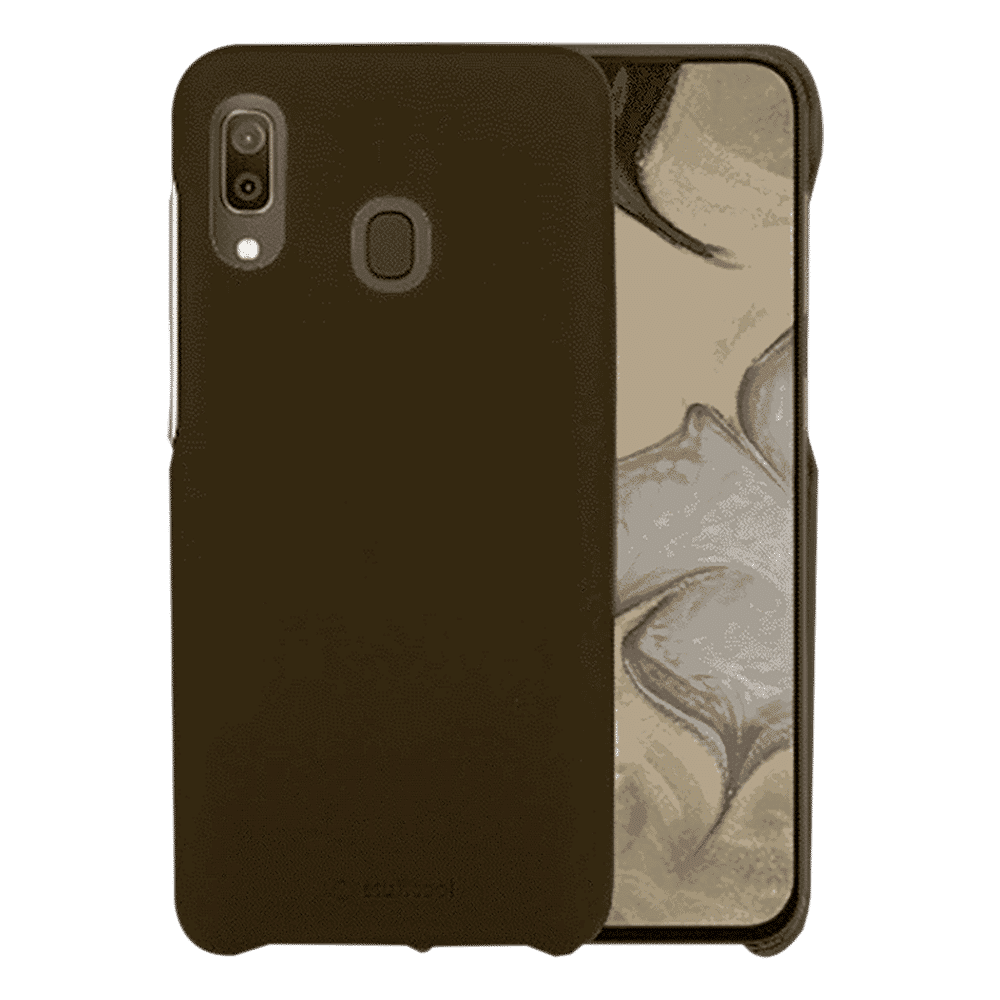 stuffcool Uni PU Leather Back Cover for Samsung Galaxy A30 (Camera Protection, Black)_1