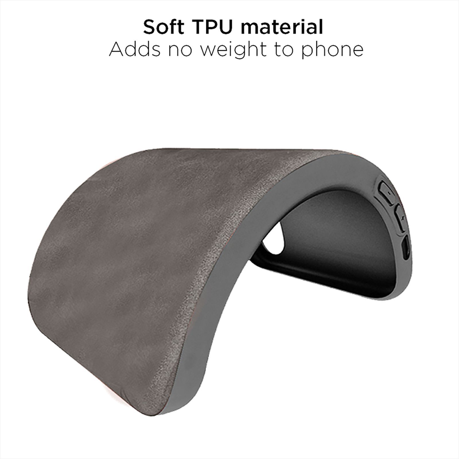 stuffcool Rego PU Leather Back Cover for Vivo V15 Pro (Camera Protection, Grey)_4