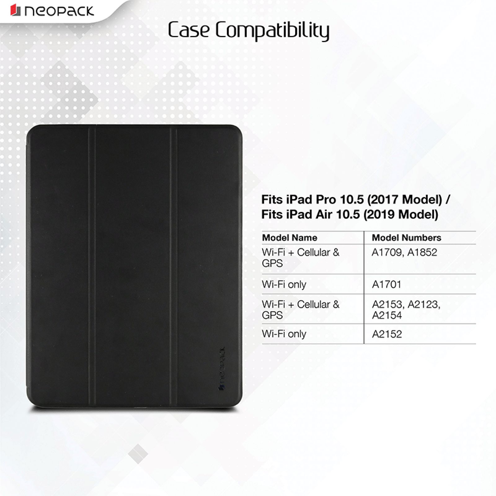 neopack Delta Artificial Leather Flip Cover for Apple iPad Air (Shock Resistant, Black)_10