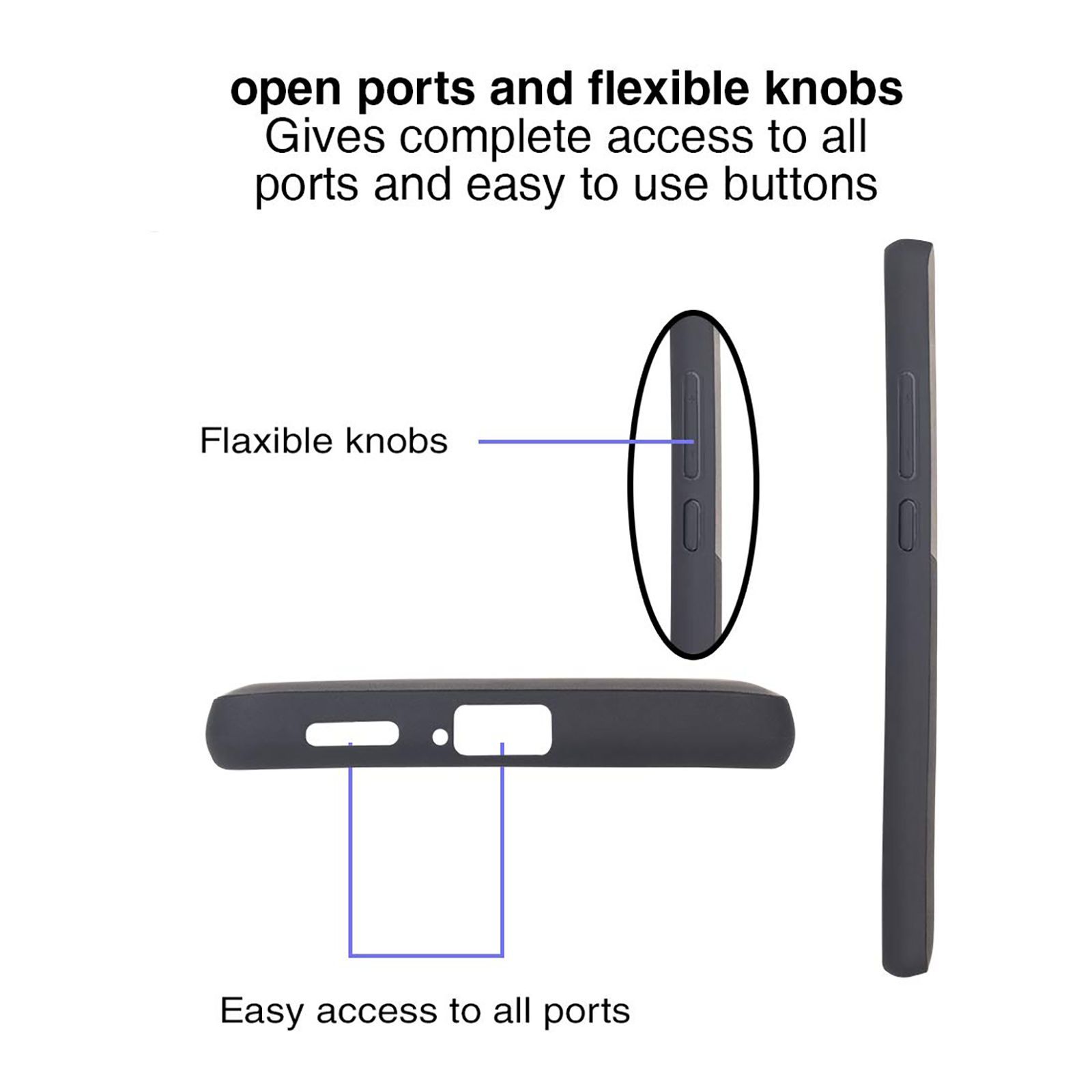 stuffcool Trio PU Leather Back Cover for Redmi K20 and K20 Pro (Camera Protection, Black and Grey)_7