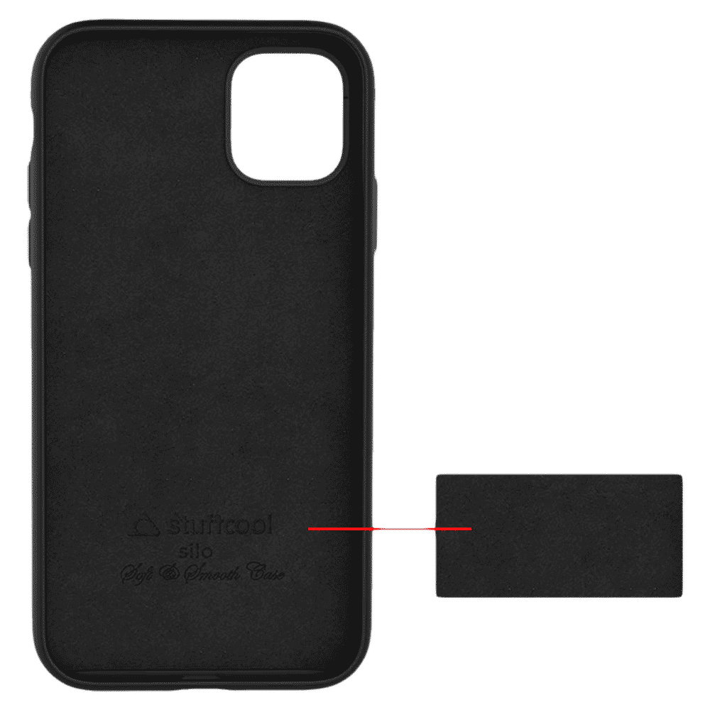 stuffcool Silo Soft and Smooth Silicone Back Cover for Apple iPhone 11 Pro Max (Camera Protection, Black)_4