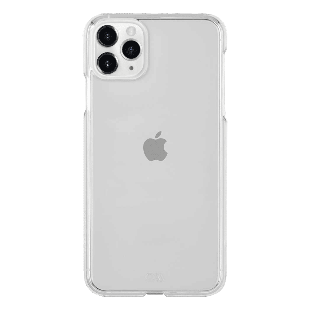 Case-Mate Barely Polycarbonate Back Cover for Apple iPhone 11 Pro Max (Anti Scratch, Transparent)_1