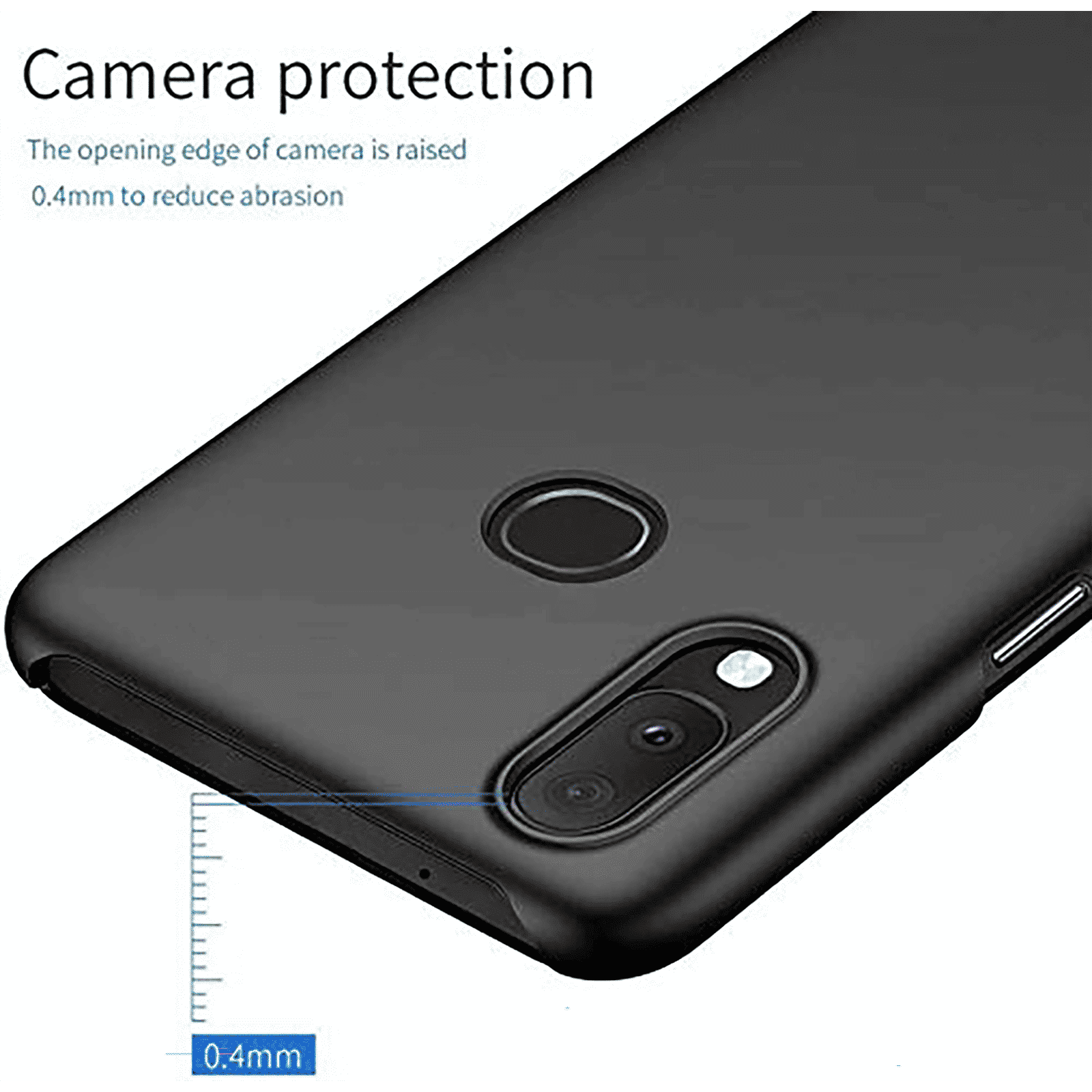 scratchgard 446 Silicone Back Cover for Galaxy A10s (Sleek Design,, Black)_8