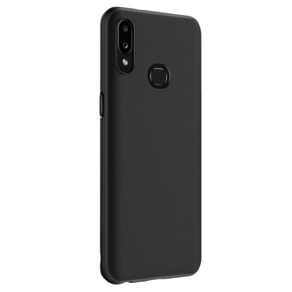 scratchgard 446 Silicone Back Cover for Galaxy A10s (Sleek Design,, Black)_3
