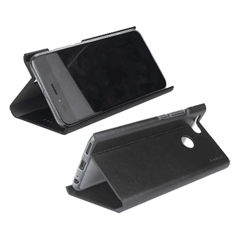 stuffcool FLPTSGA20S Leather Flip Cover for Samsung Galaxy A20s ( Easy Access To Ports, Black)_1