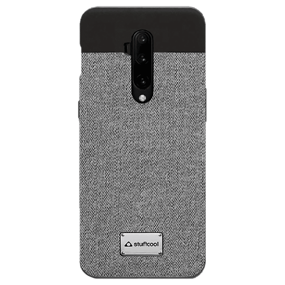 stuffcool Bon Leather Back Cover for OnePlus 7T Pro (Camera Protection, Grey) stuffcool Bon Leather Back Cover for OnePlus 7T Pro (Camera Protection, Grey)_1