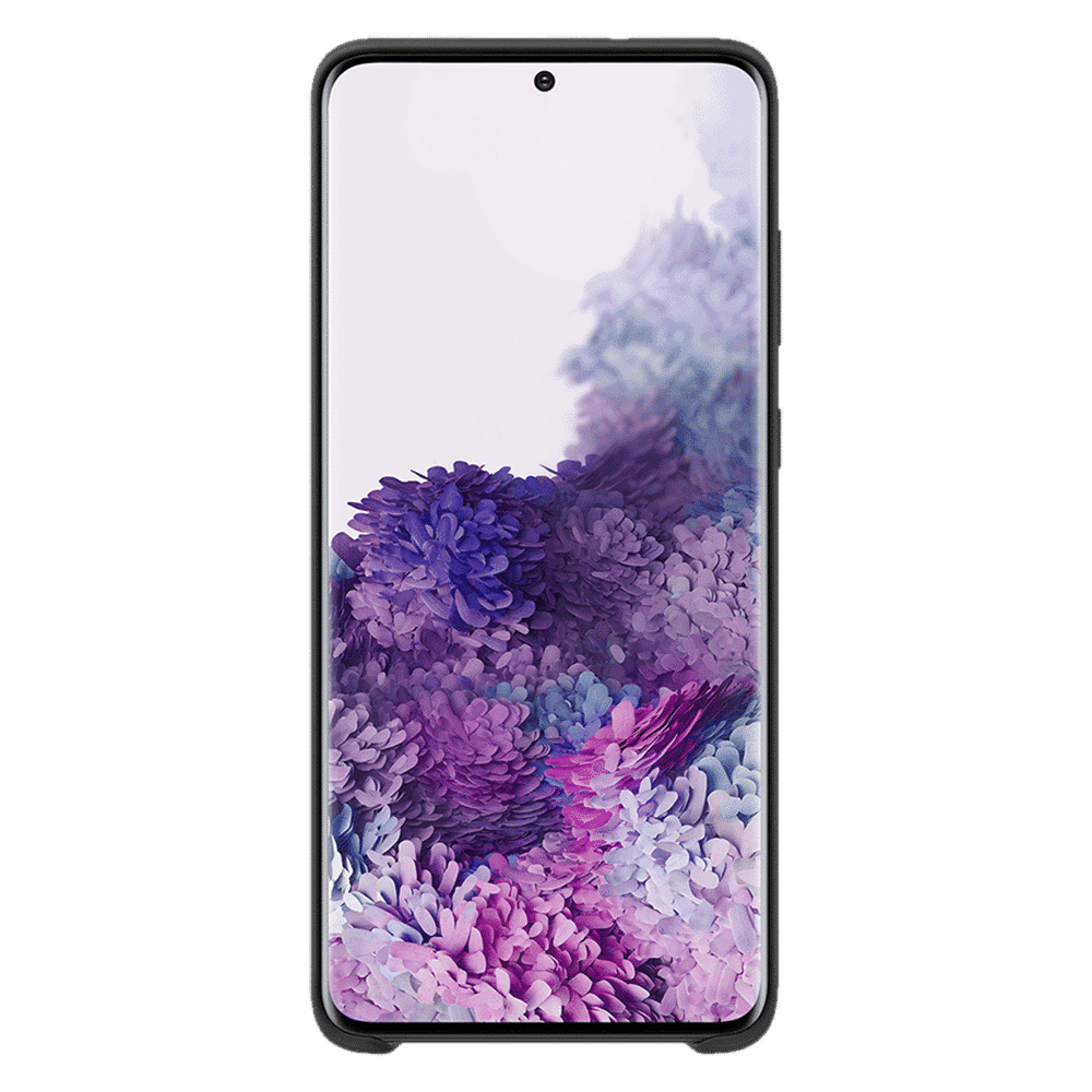 SAMSUNG Silicone Back Cover for Galaxy S20 Plus (Camera Protection, Black)_3