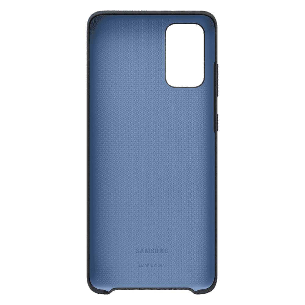 SAMSUNG Silicone Back Cover for Galaxy S20 Plus (Camera Protection, Black)_4