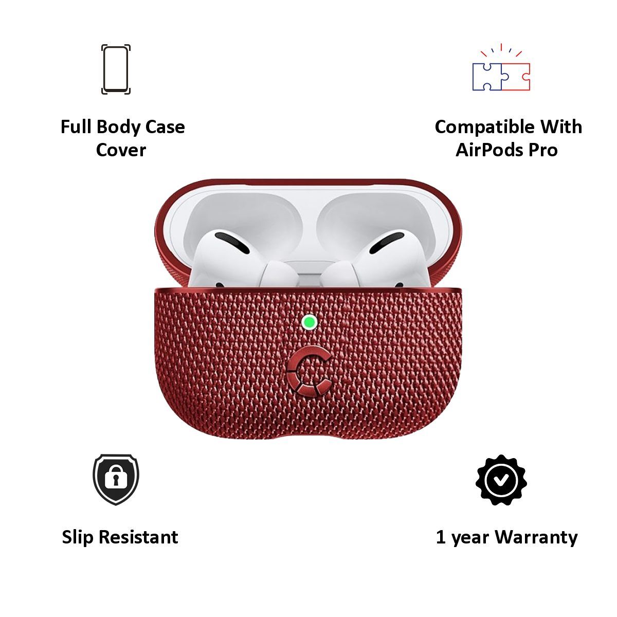 CYGNETT TekView Full Cover Case (CY3119TEKVI, Red)_3