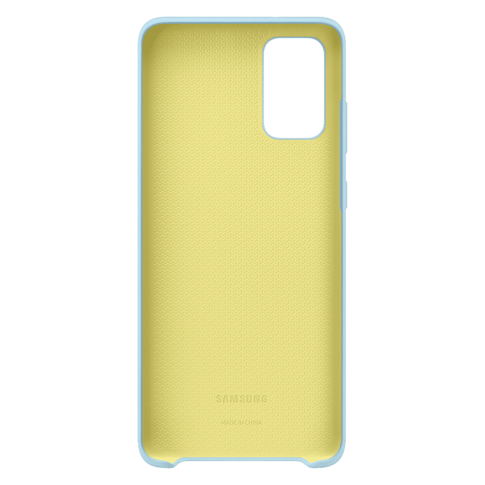 SAMSUNG Silicone Back Cover for Galaxy S20 Plus (Camera Protection, Blue)_4
