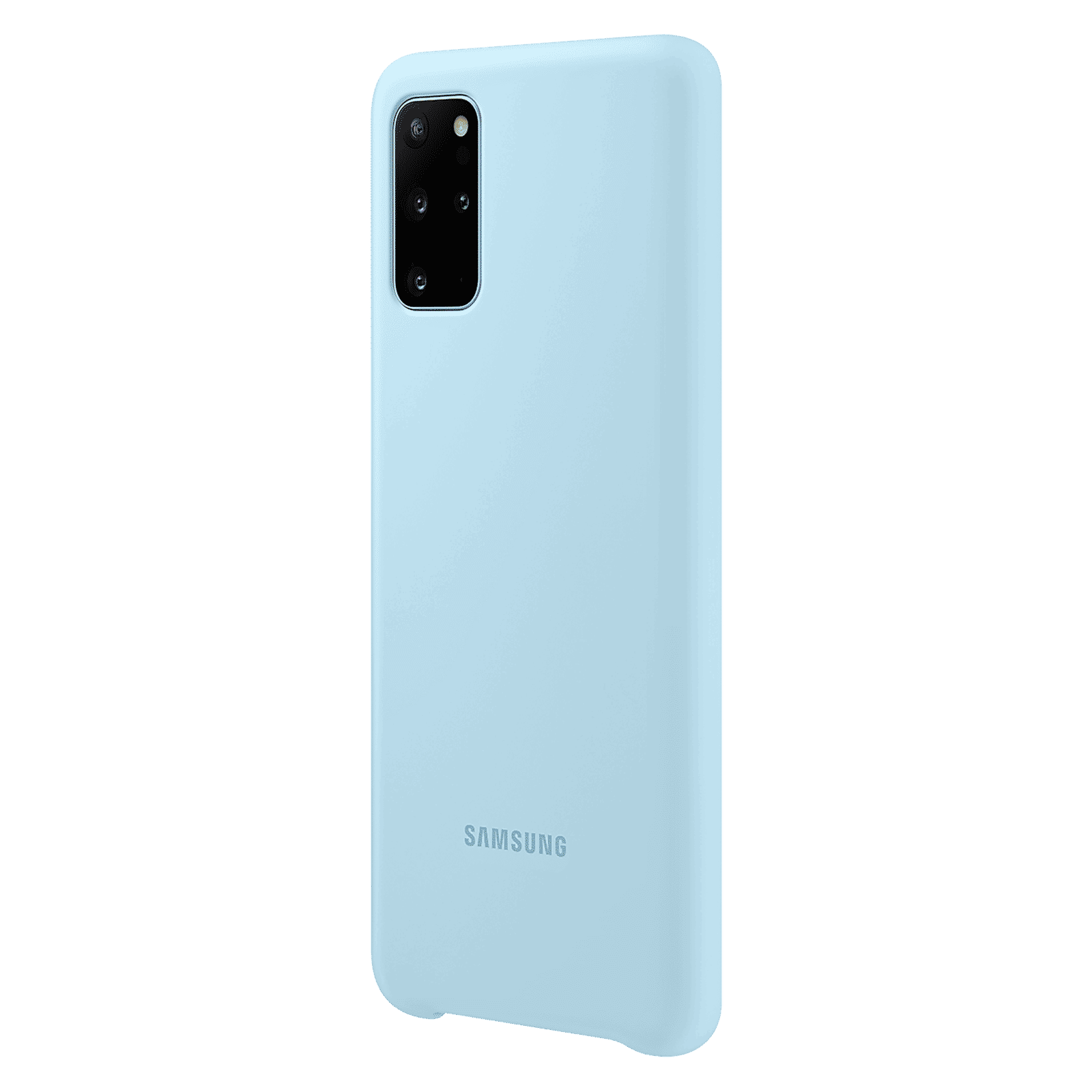 SAMSUNG Silicone Back Cover for Galaxy S20 Plus (Camera Protection, Blue)_5