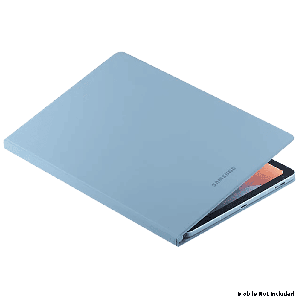 SAMSUNG PC & Polyurethane Smart Folio Case for SAMSUNG Galaxy Tab S6 Lite (Compartment for S Pen, Blue)_5